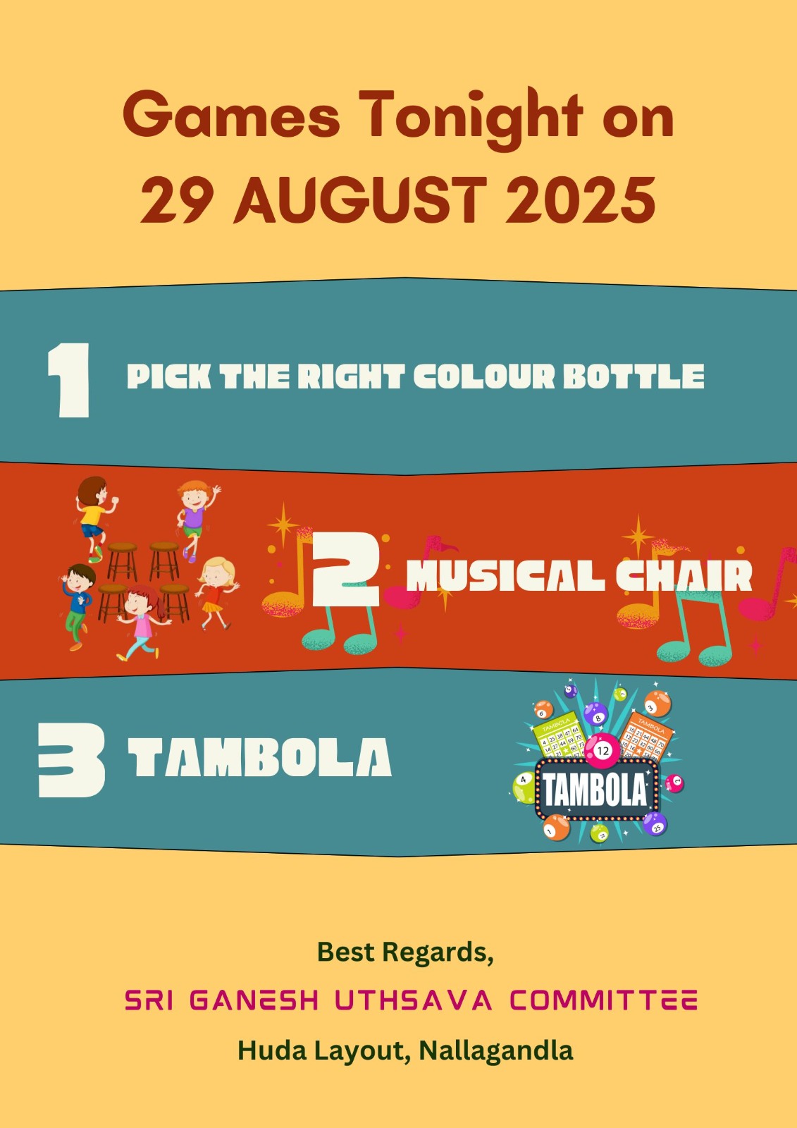 Today's Event Poster